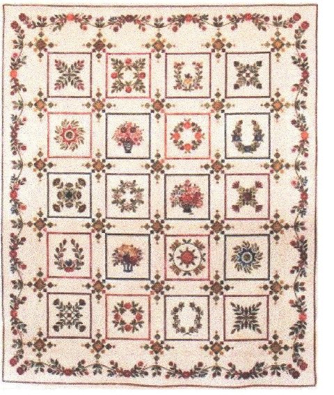Baltimore Variations quilt from Village Fabrics
