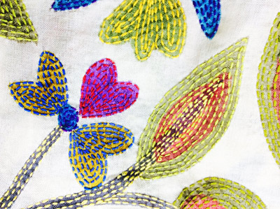 Kantha Stitch Holiday in West Bengal with Colouricious