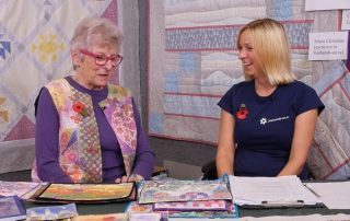 Meet Mary Gamester at the West Country Quilt show 2016