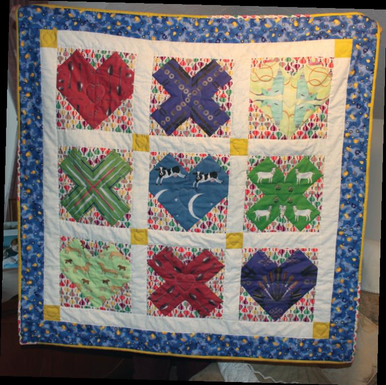 Hearts and Kisses Star Make Quilt Now Issue 65