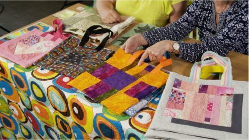 Anita Birtles patchwork bags