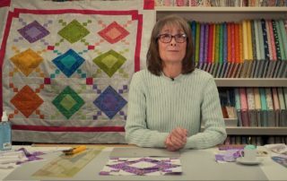 Valerie Nesbitt modern alison glass quilt