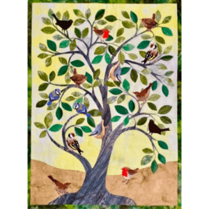 Tree of Birds quilt
