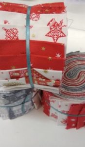 PRODUCT of the MONTH November : Christmas Scandi 2022 precut  2.5″ strip roll (20 strips)