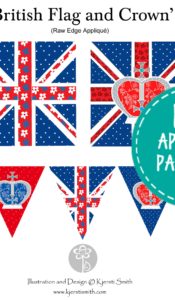 British Flag and Crown Pattern by Kjersti Smith (download)