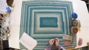 Rectangular blanket Jane Czaja