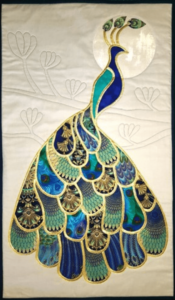 Peacock Stained Glass Workshop and Pattern from Sue Thornborough