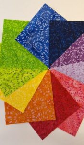 PRODUCT OF THE MONTH FOR FEBRUARY 2024: Artisan Batiks  Layer Cake 10″ squares (20 squares)