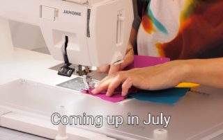 Jenny Haynes sewing