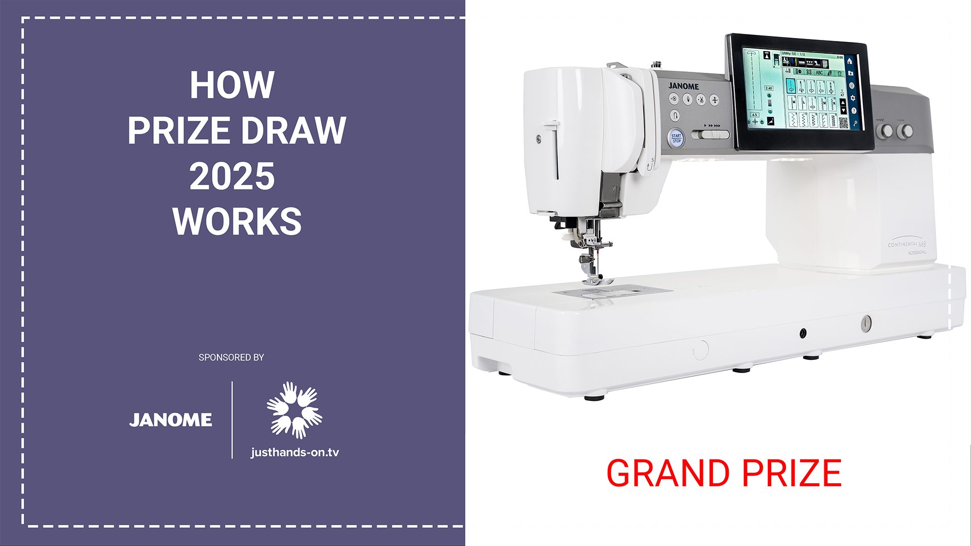 How it works Prize draw 25